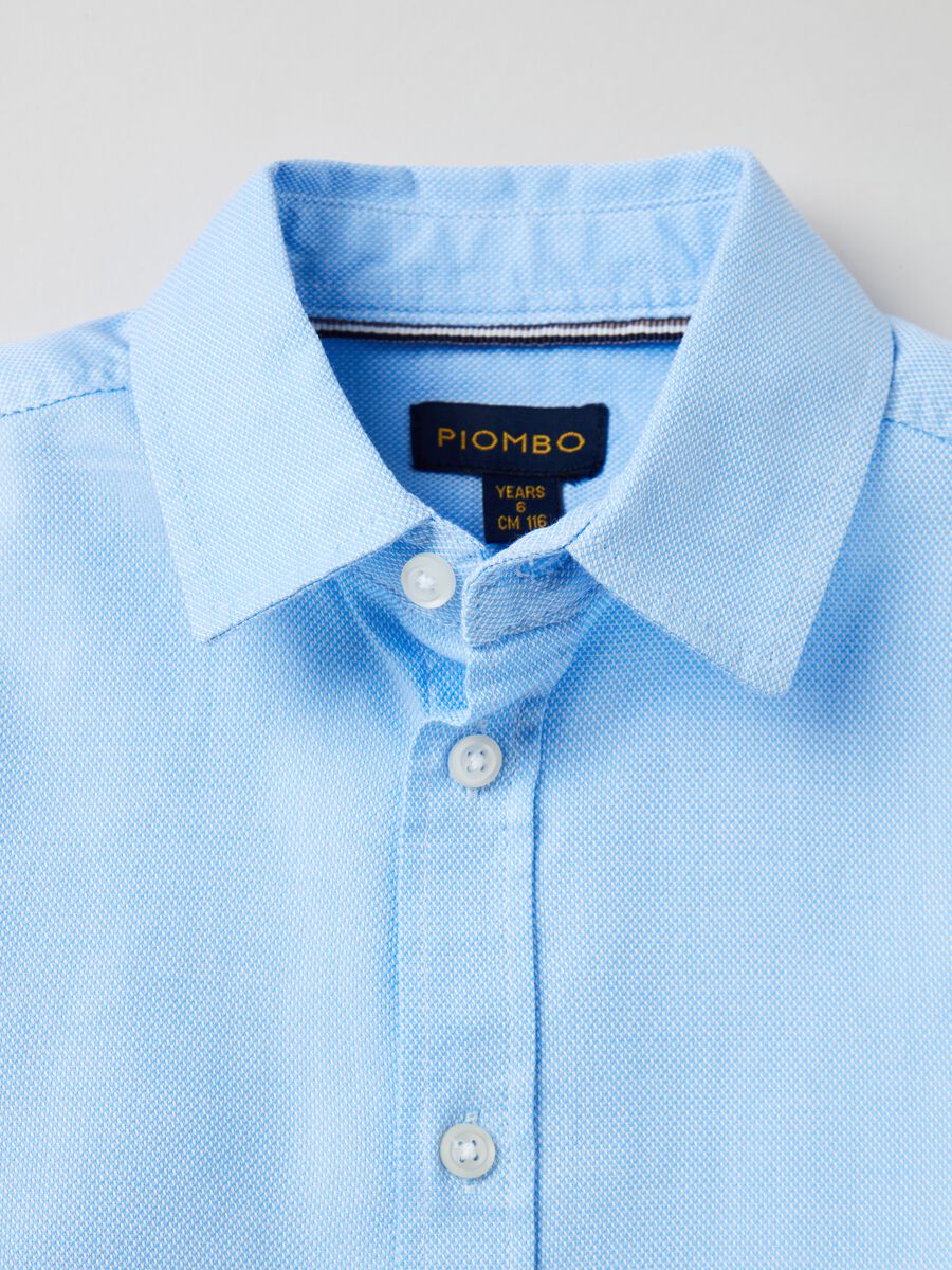 Camicia in cotone stretch oxford_5