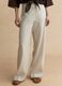 Wide-leg trousers in multicolour striped lyocell linen blend_1