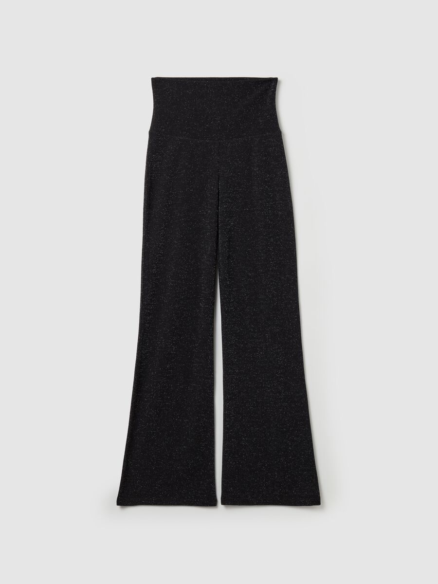 Lurex trousers with high waist_4