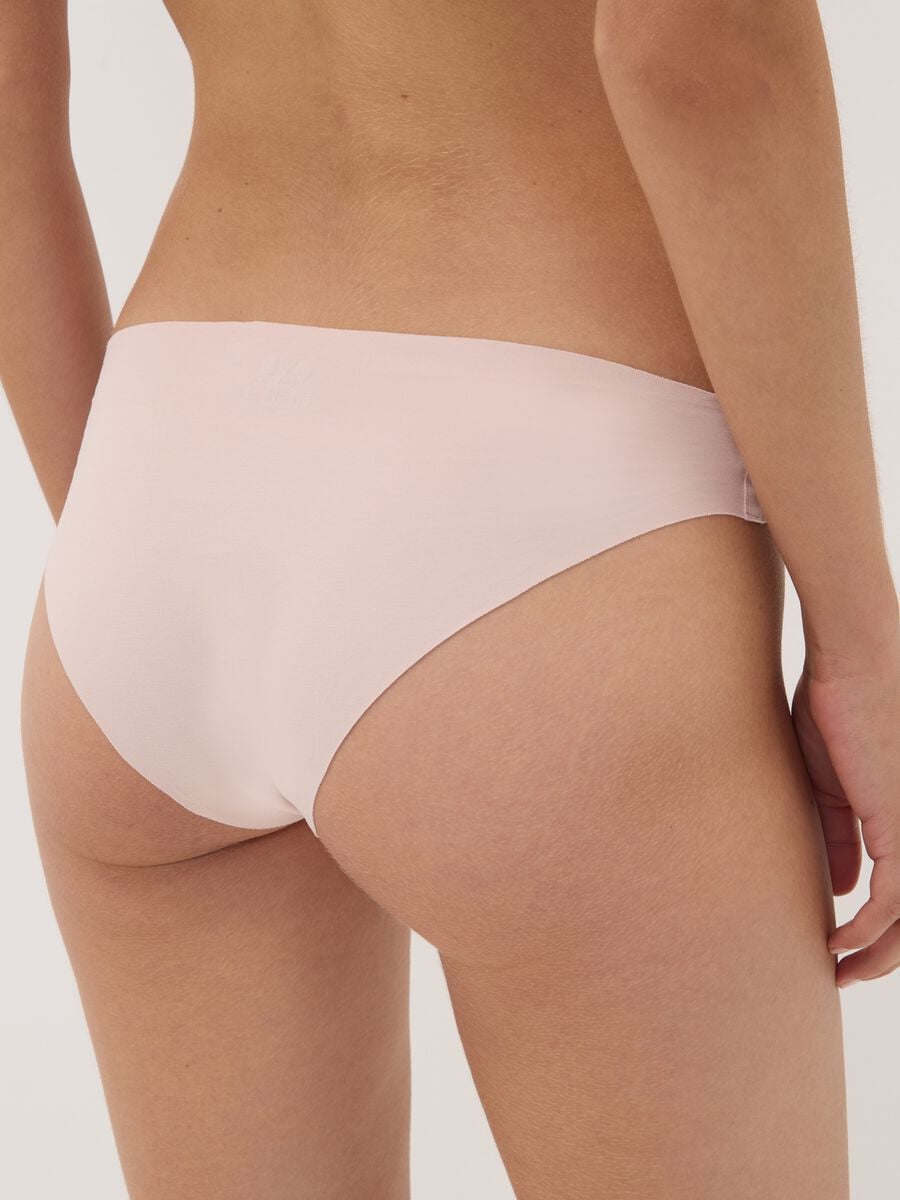Slip rosa in cotone organico elasticizzato_3