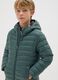 Boys' green mixed fabric jacket, regular fit_2