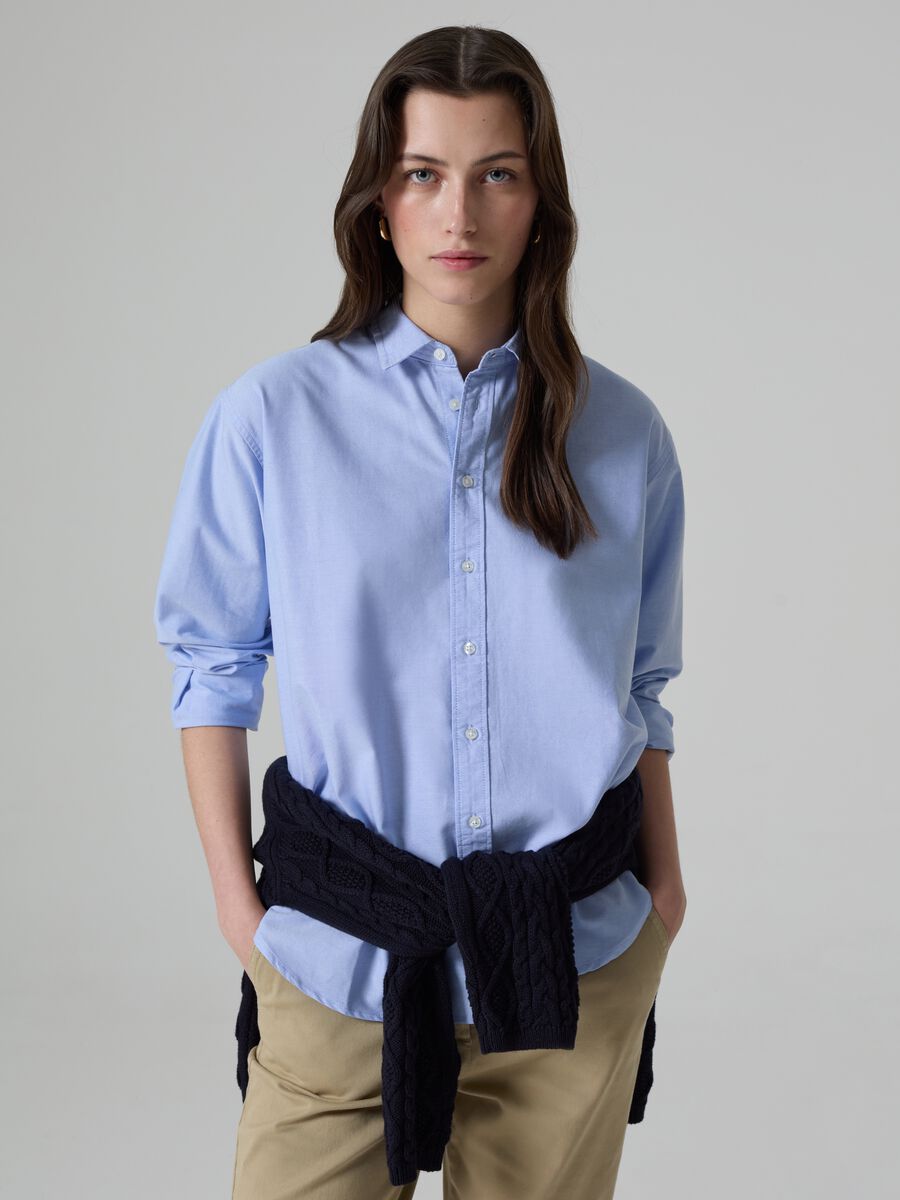 Oxford cotton shirt_0