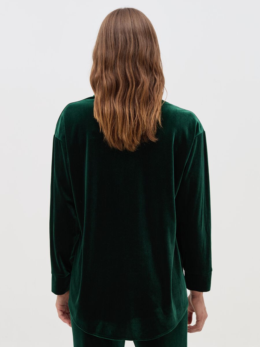 Maternity shirt in velvet_2