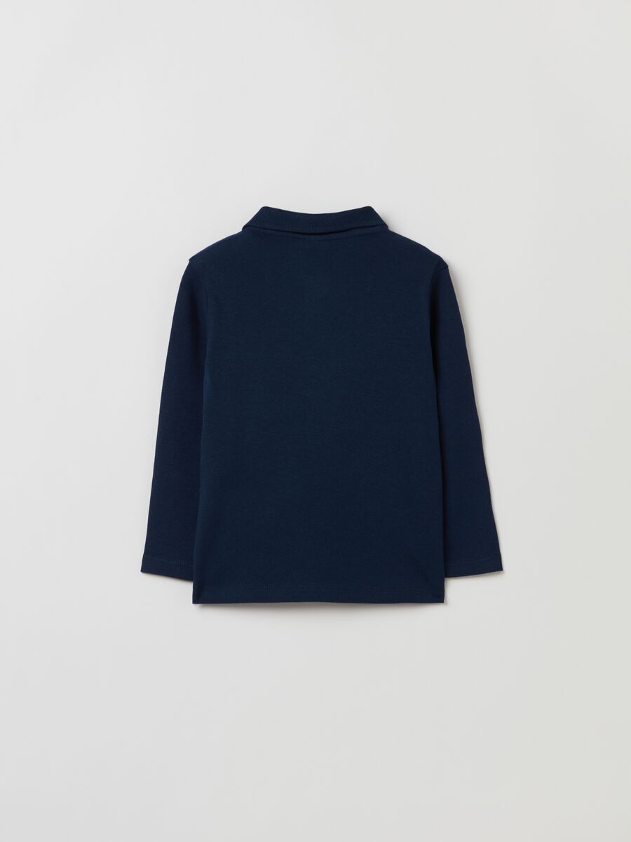 Polo a maniche lunghe in cotone interlock_1