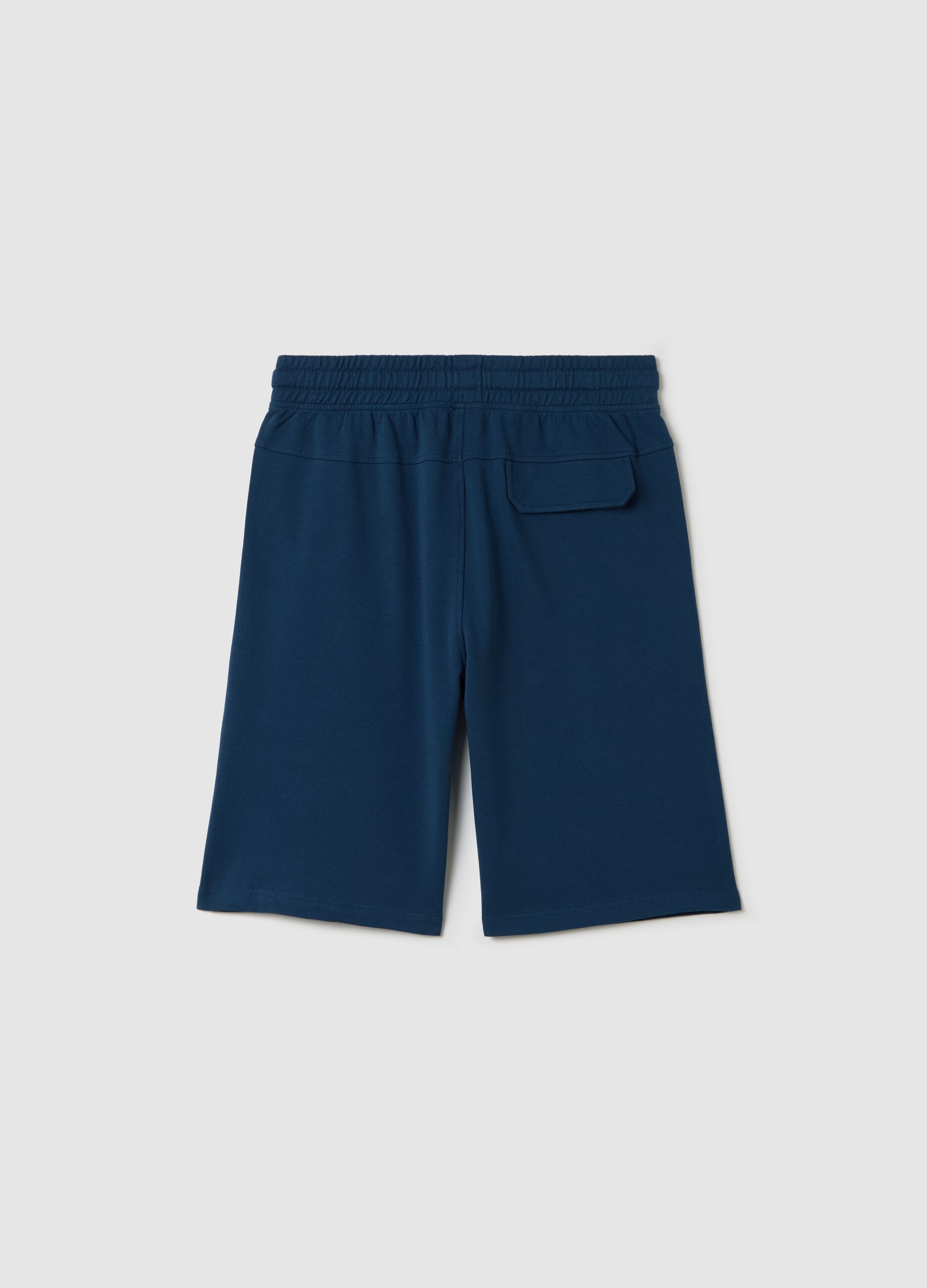 Pantaloncini beige in puro cotone