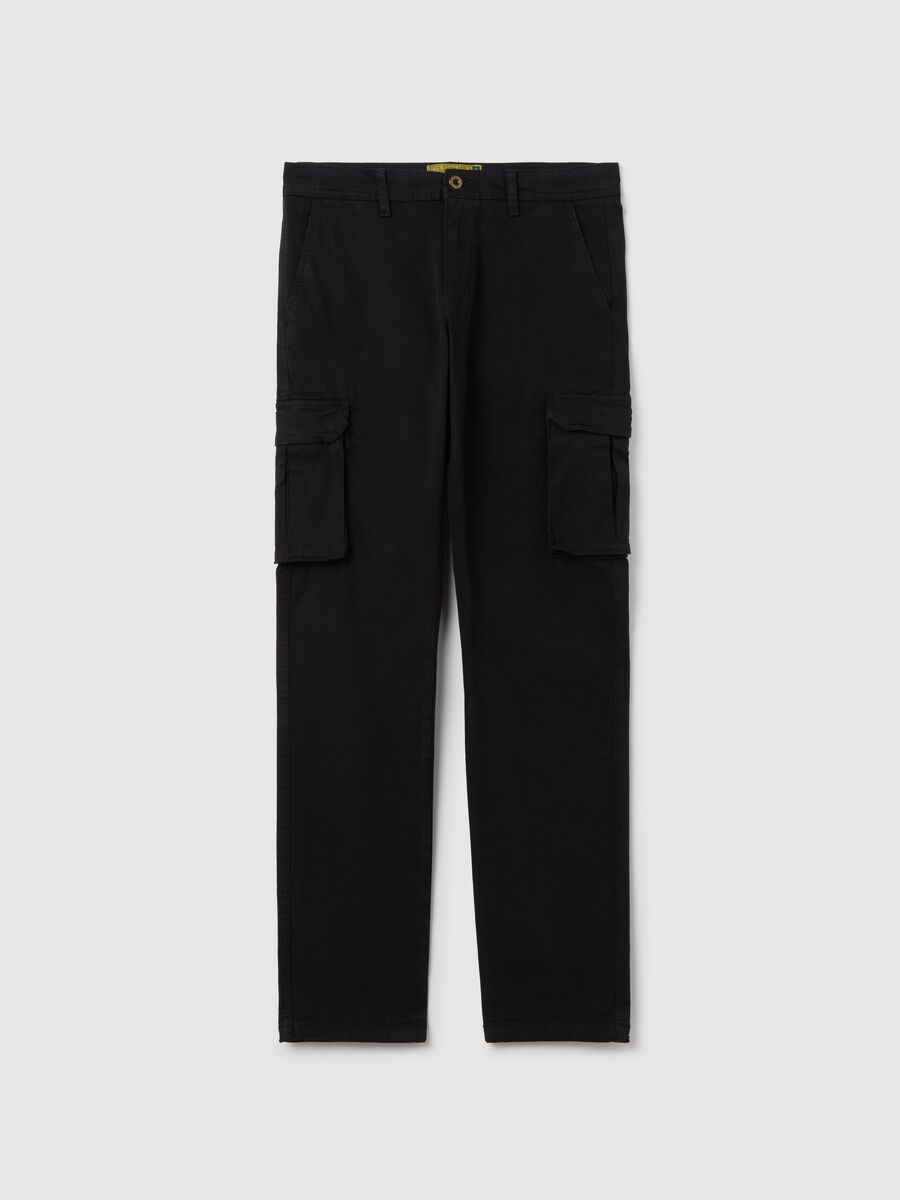 Cargo trousers in twill_4