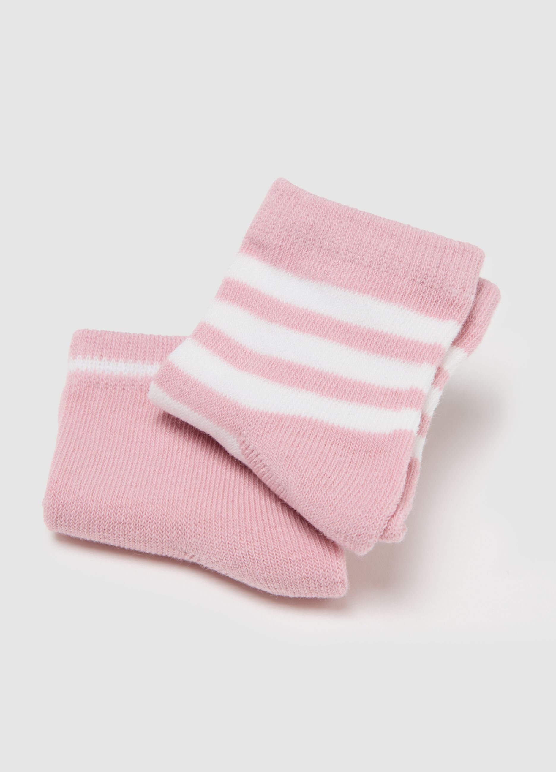 Set di calzini da bambina in cotone multicolor elasticizzato