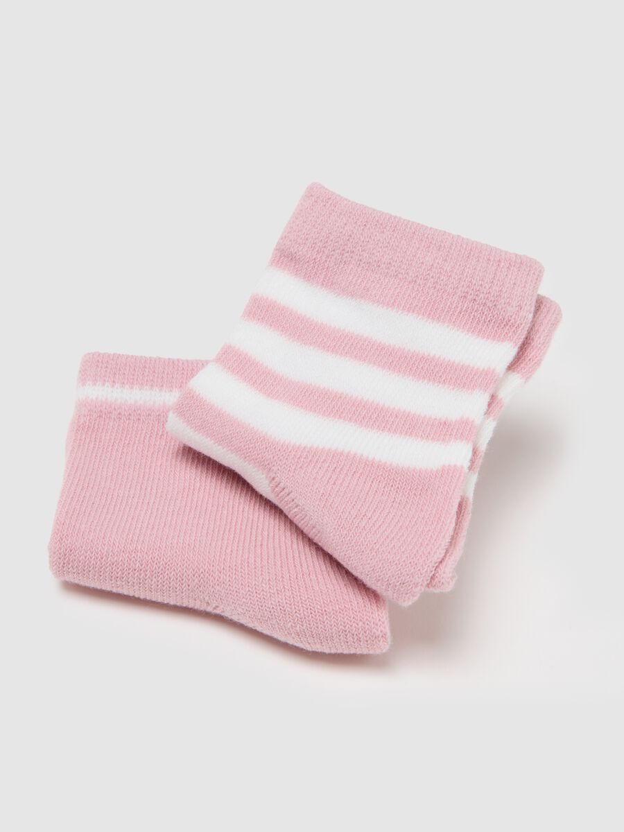 Set di calzini da bambina in cotone multicolor elasticizzato_2