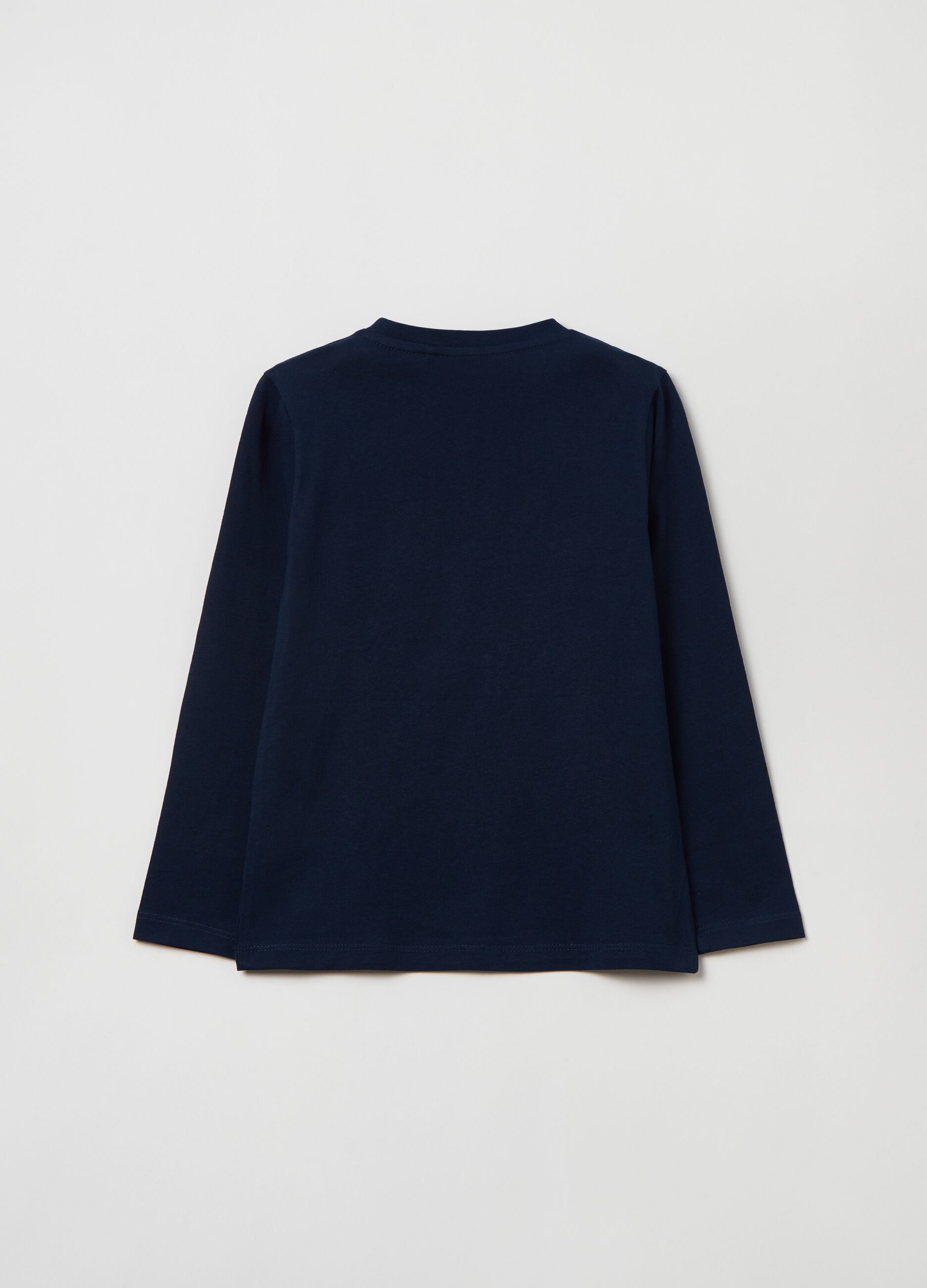 T-shirt a maniche lunghe con stampa_1