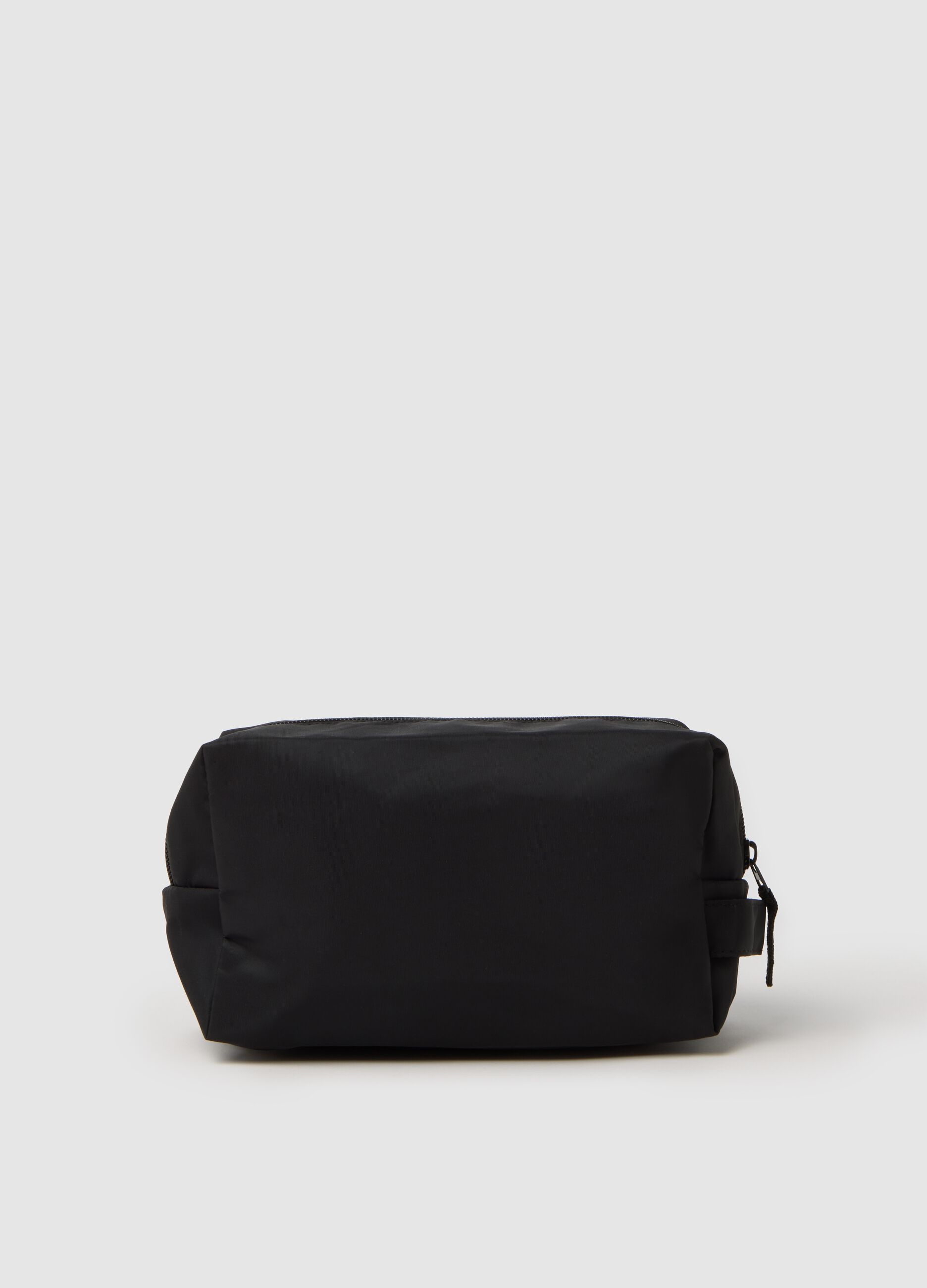 Compact men's black crossbody bag