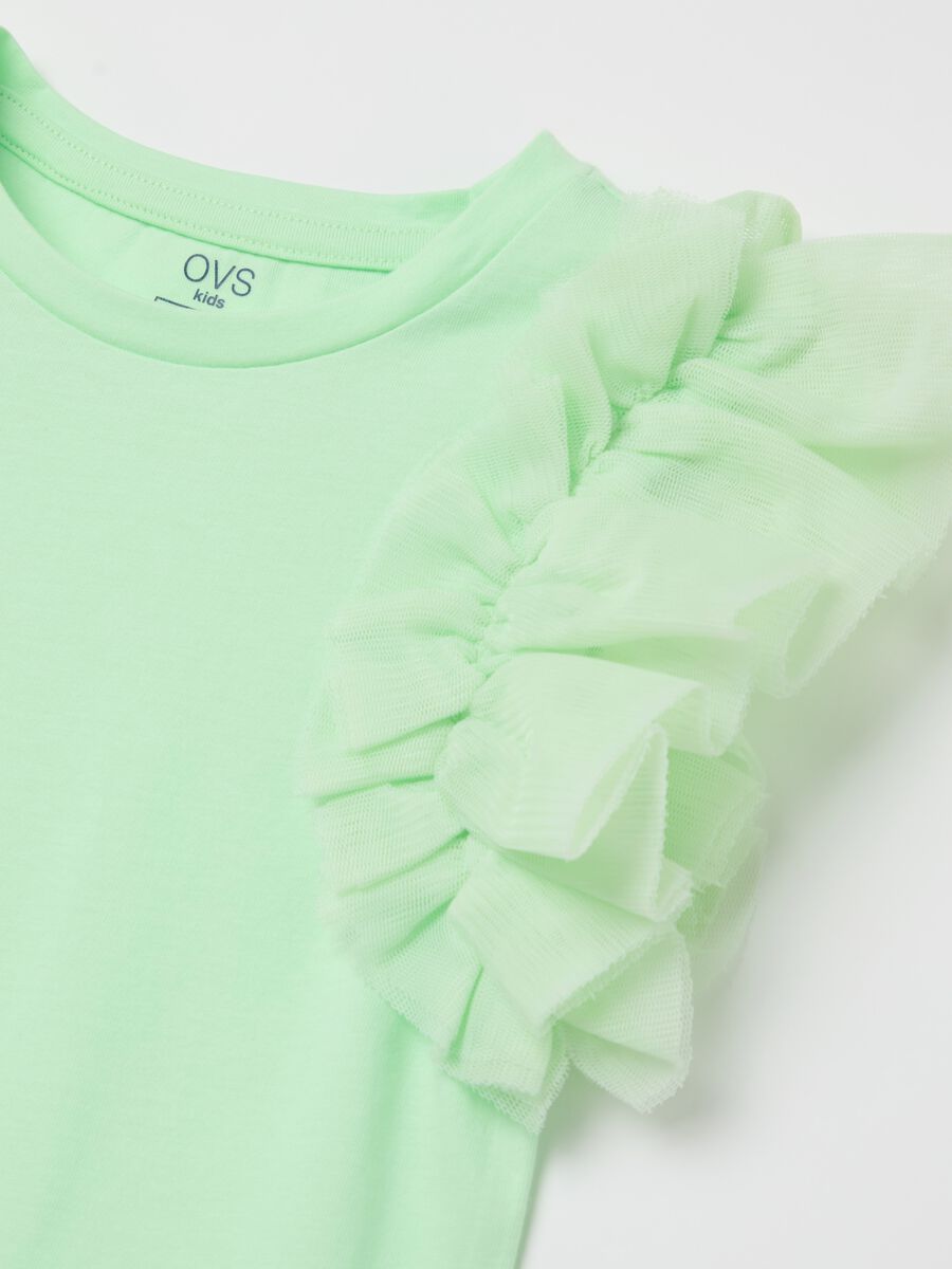Cotton jogging set with flounce and print_2