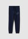 Boys' regular fit blue cotton trousers_3