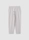 Long pyjama trousers in pure cotton with multicolour stripes regular fit_4