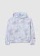 Regular fit multicolour cotton tie dye effect girls' sweatshirt_3