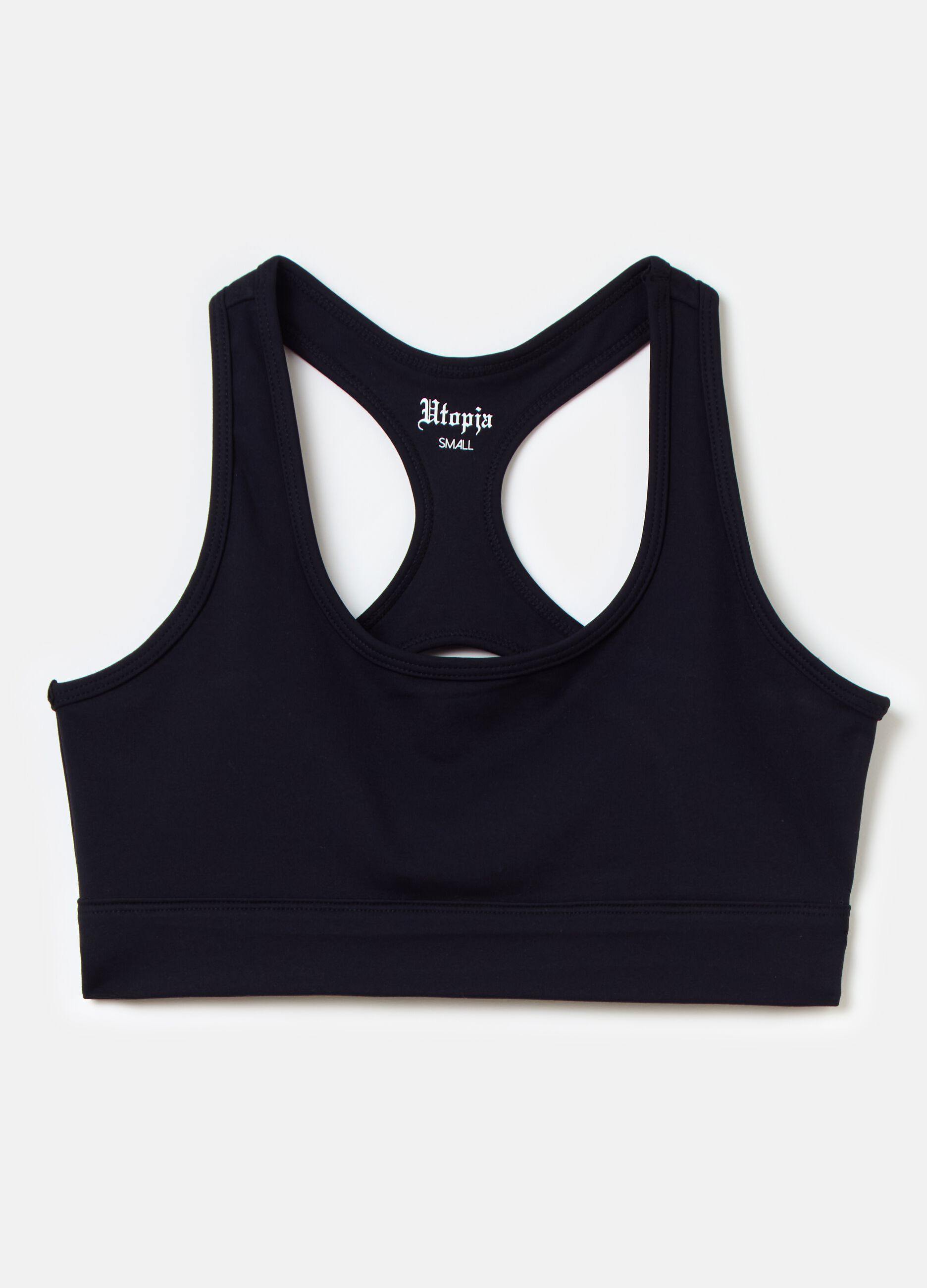 Active Crop Top Black