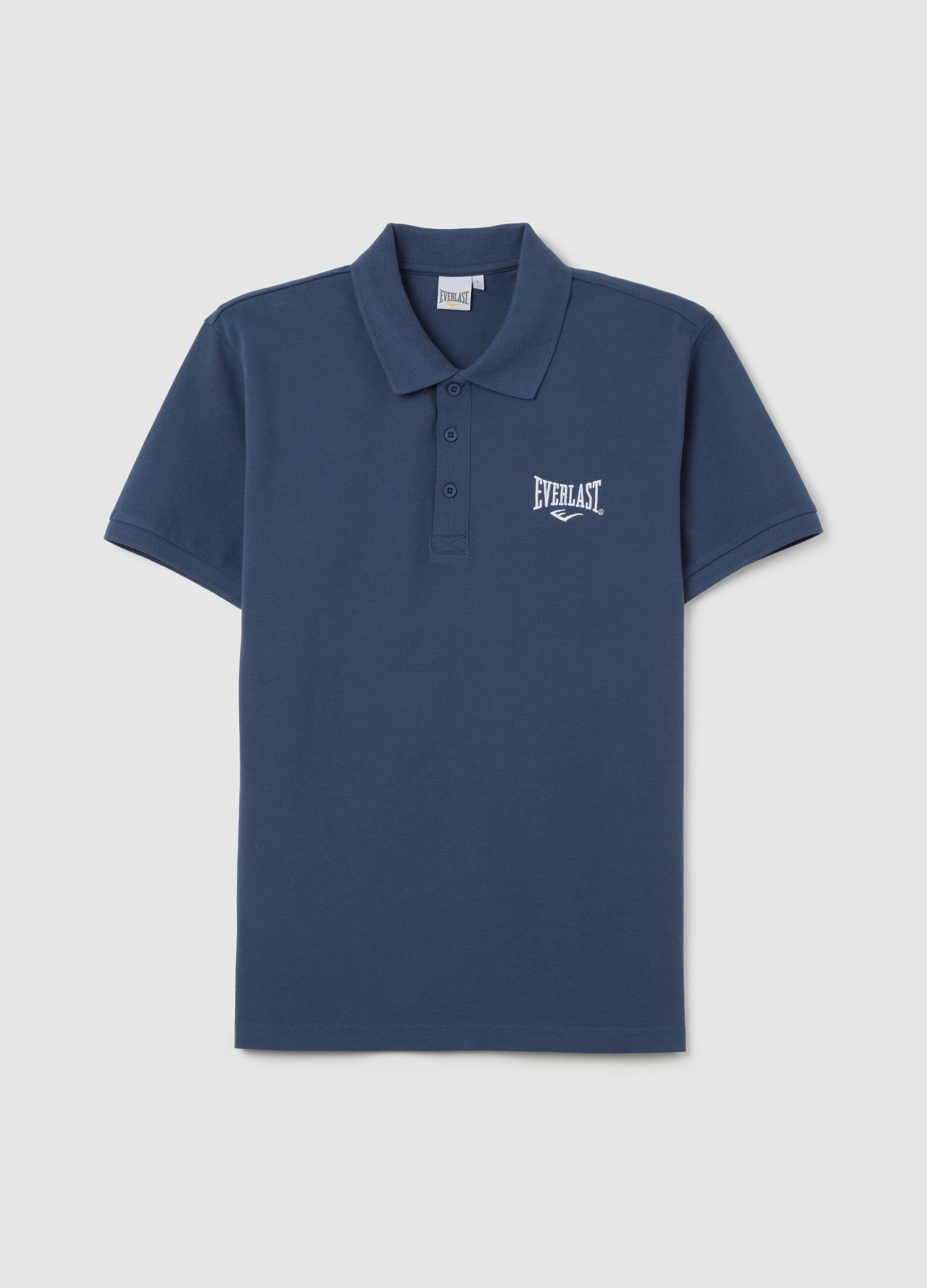 Everlast Blue Cotton Polo Shirt