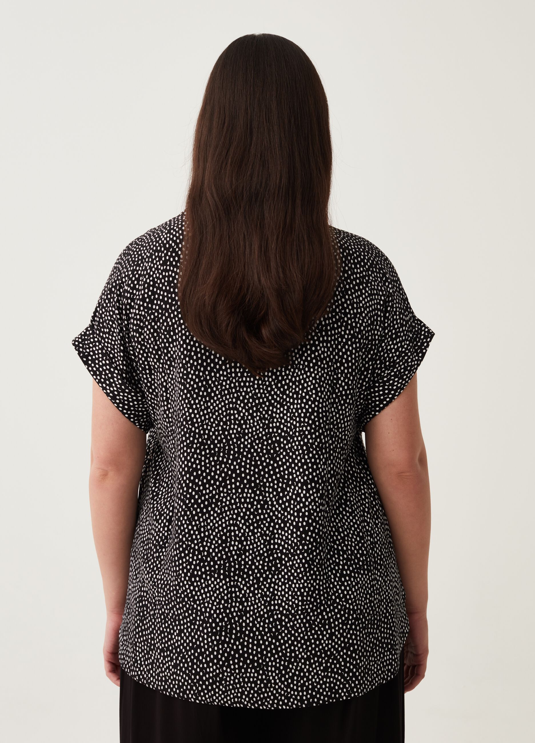 Blusa in viscosa fantasia Curvy_2