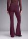 Purple flared leggings in stretch fabric ALTAVIA STUDIO_3