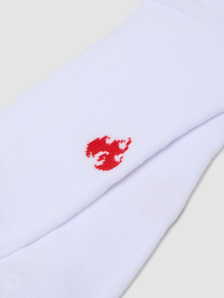 Calze sportive bianche in cotone elasticizzato_2