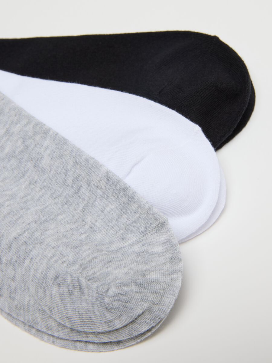 Multipack short multicolour cotton blend socks regular fit_1