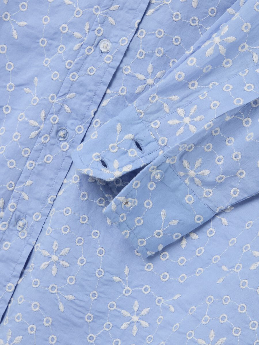 Shirt in broderie anglaise lace_5