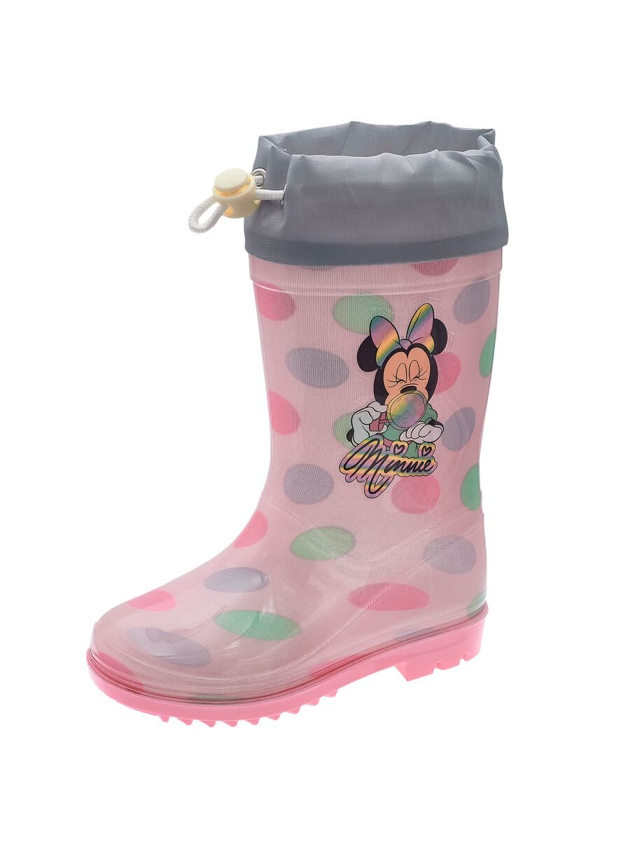 Stivali rosa in PVC per bambina_0