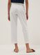White pure cotton chino trousers, regular fit_2