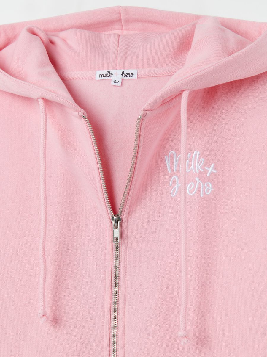 Hooded sweatshirt with zip closure_5