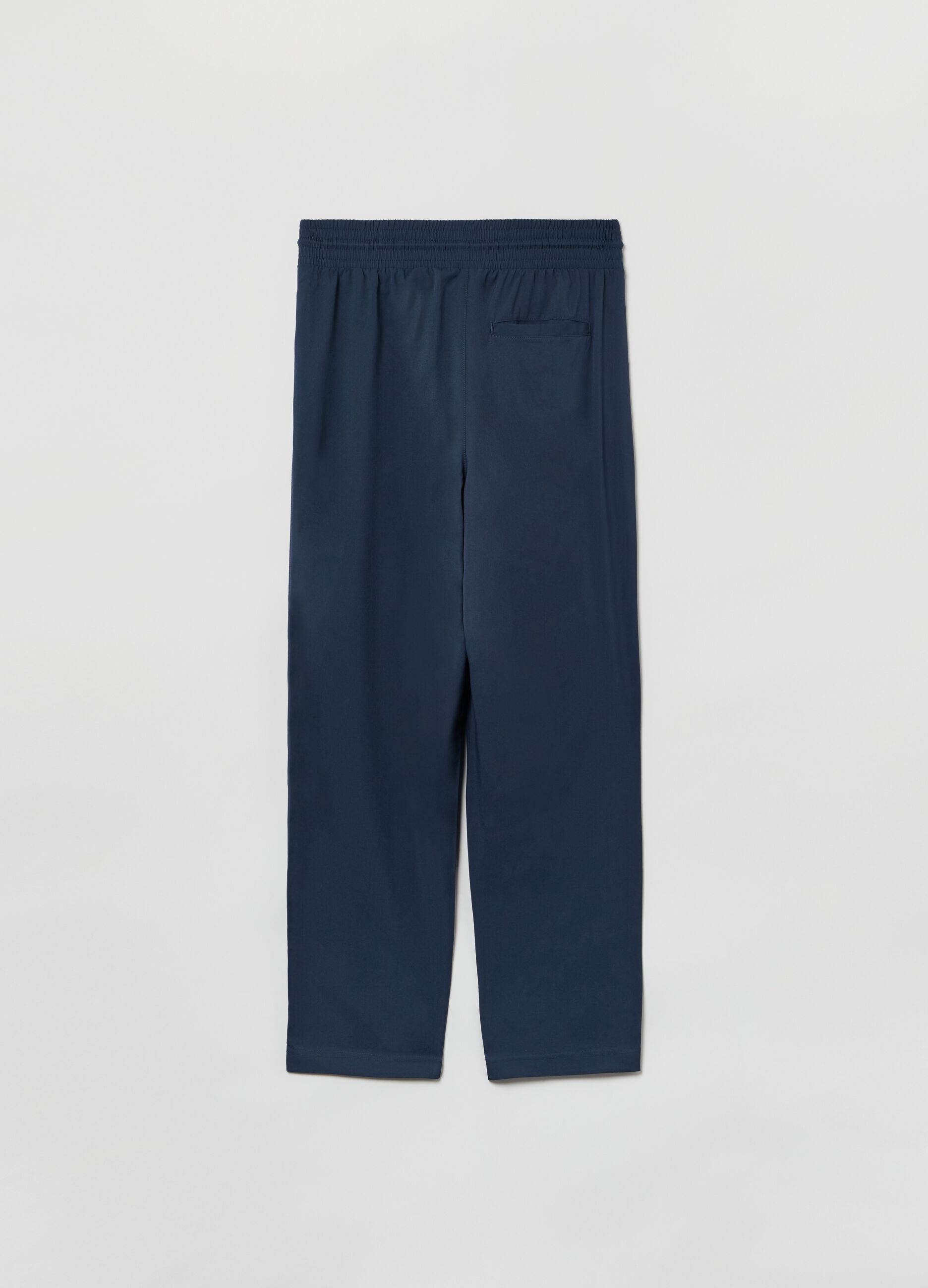 High-rise joggers with drawstring