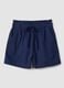 Blue pure cotton shorts_0