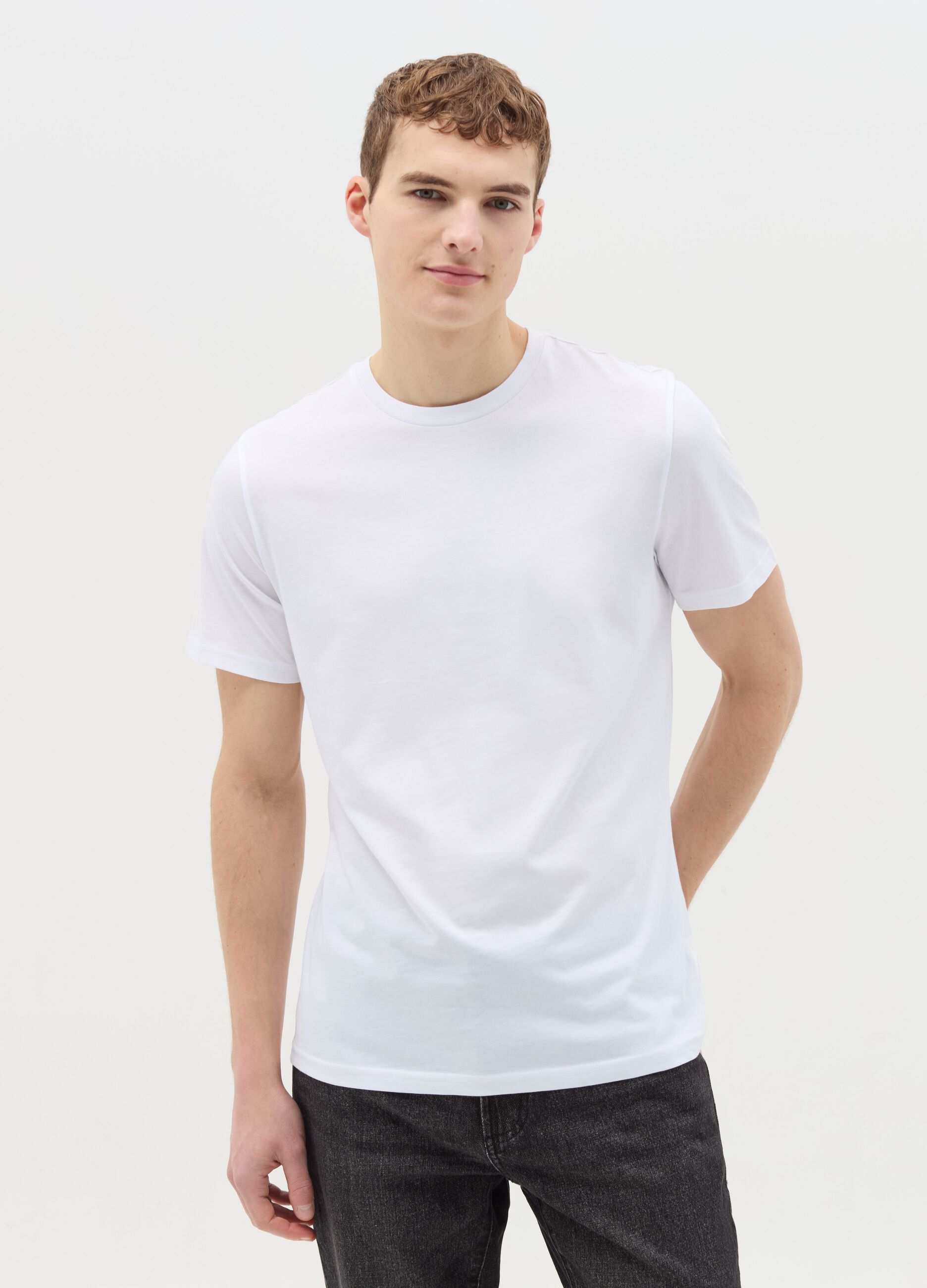 T-shirt regular fit in cotone