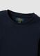 Blue ribbed stretch organic cotton T-shirt_2