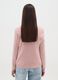 Pink regular fit cardigan with buttons_2