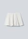 ALTAVIA COURT white performance skirt in stretch technical fabric_4