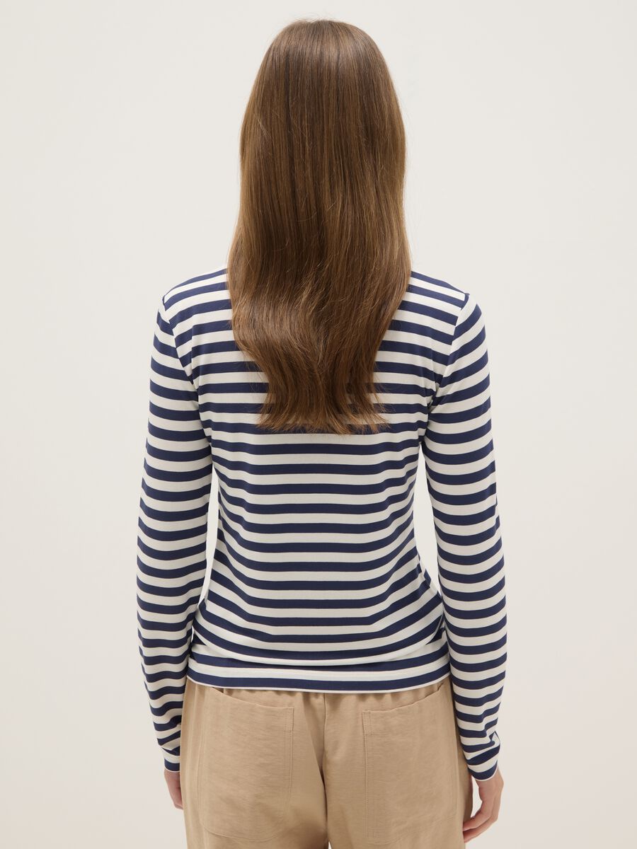 Multicolour striped long sleeve T-shirt, regular fit_2