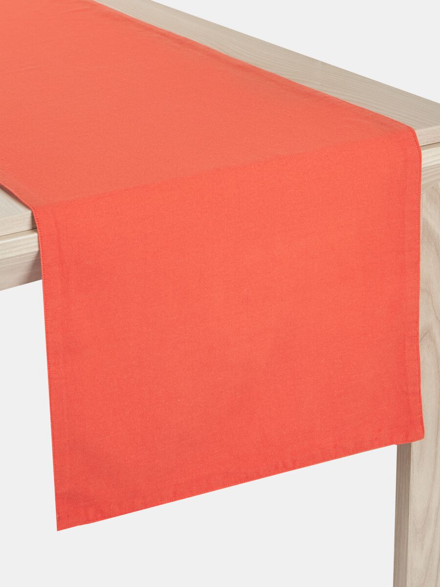 Solid colour 100% cotton table runner_0