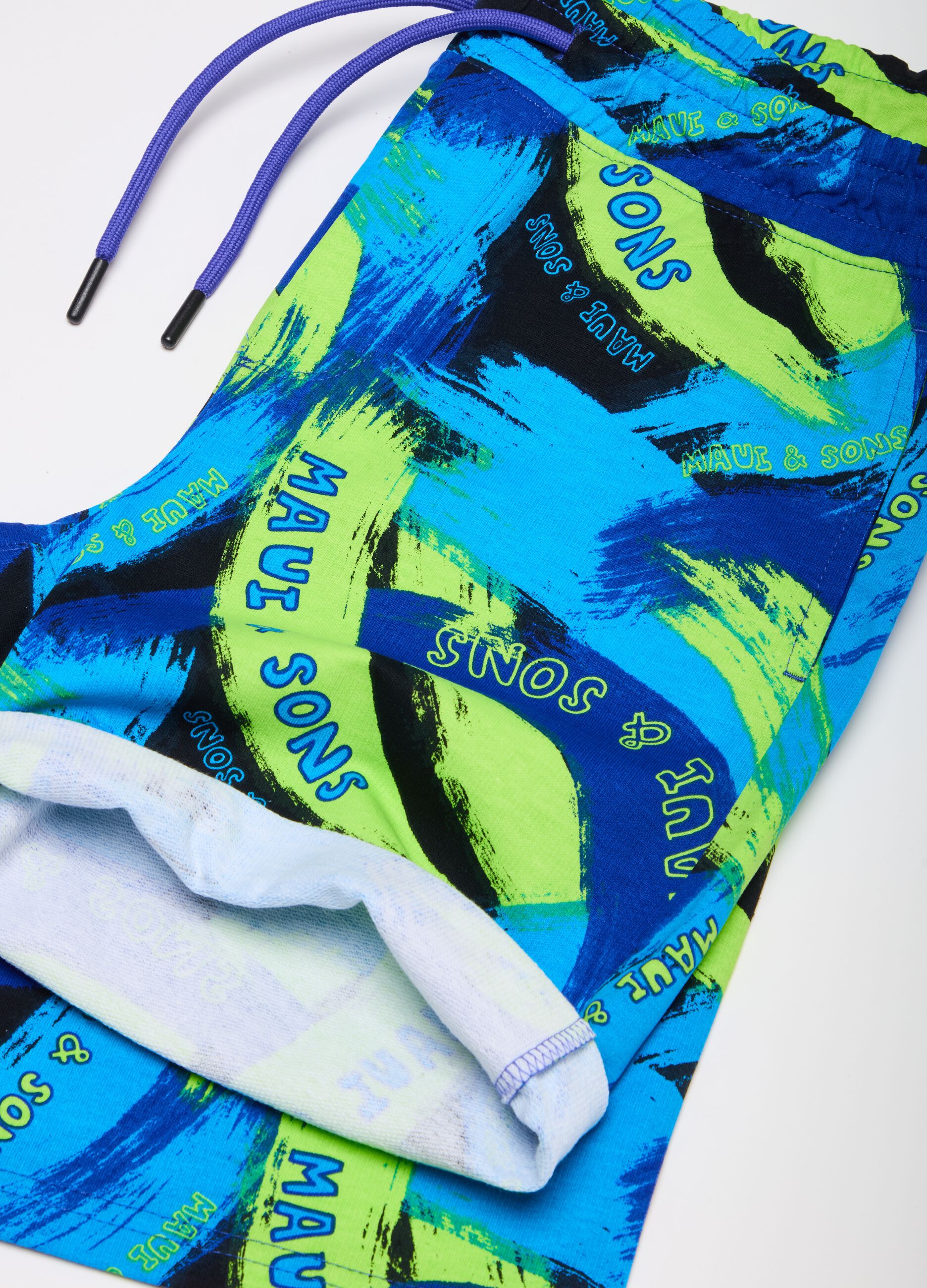 Cotton jogging set with print