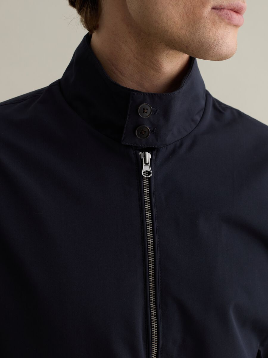 Full-zip bomber jacket with high neck_3