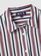 Multicolour striped pure viscose shirt regular fit_5