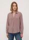 Camicia marrone a quadretti in pura viscosa con colletto classico regular fit_2