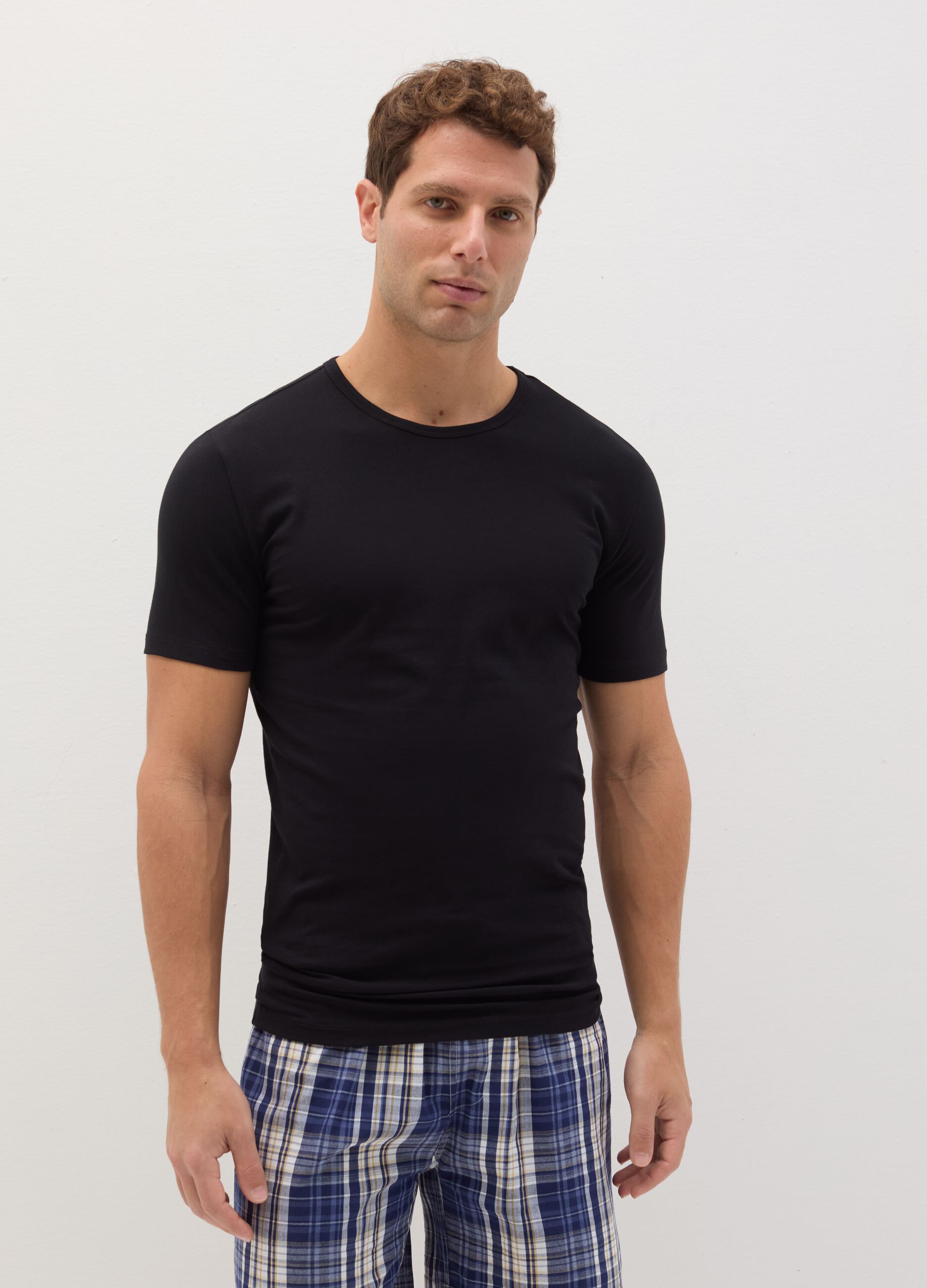 Two-pack organic cotton undershirts