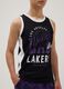 Canotta multicolor in puro cotone da ragazzo relaxed fit Lakers_1