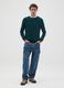 Green Regular Fit Viscose Blend Jumper_0