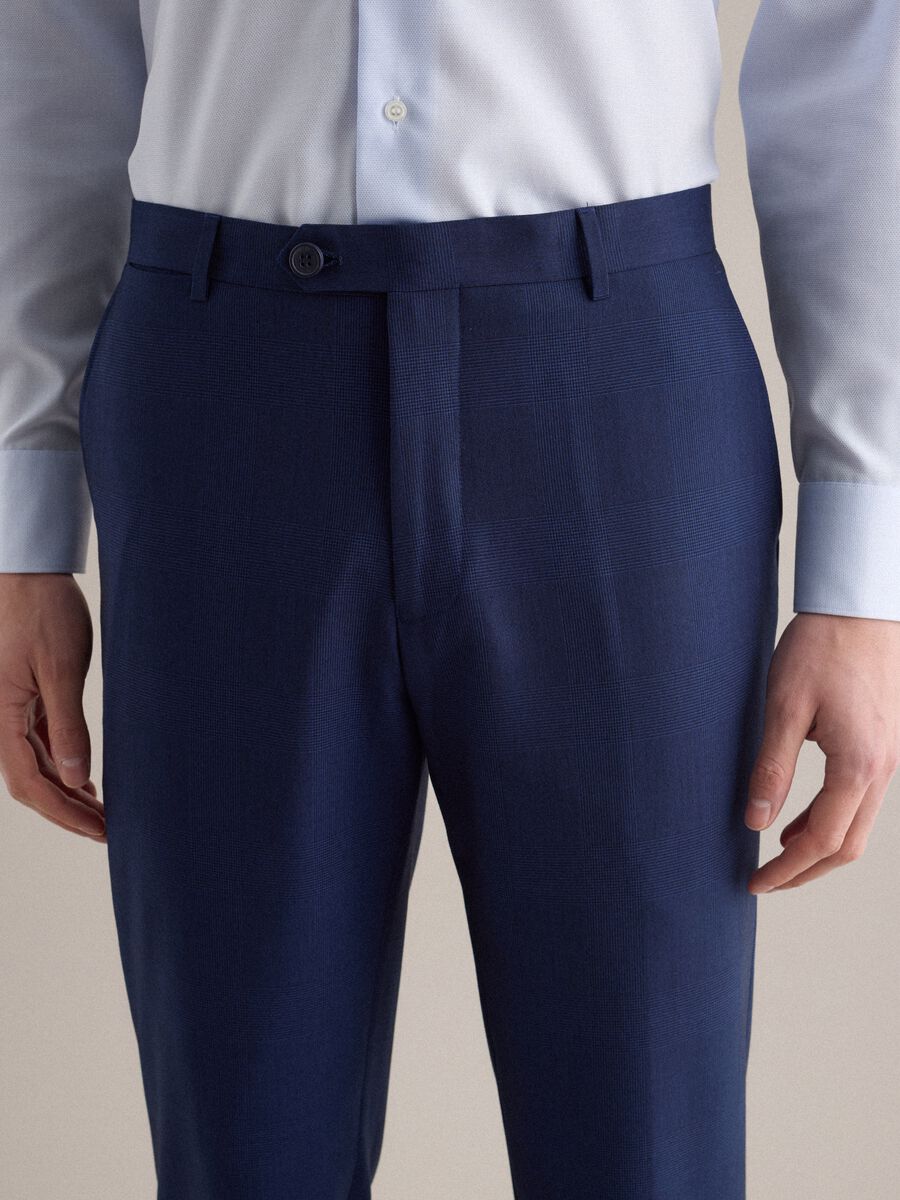 Pantaloni blu slim fit_3