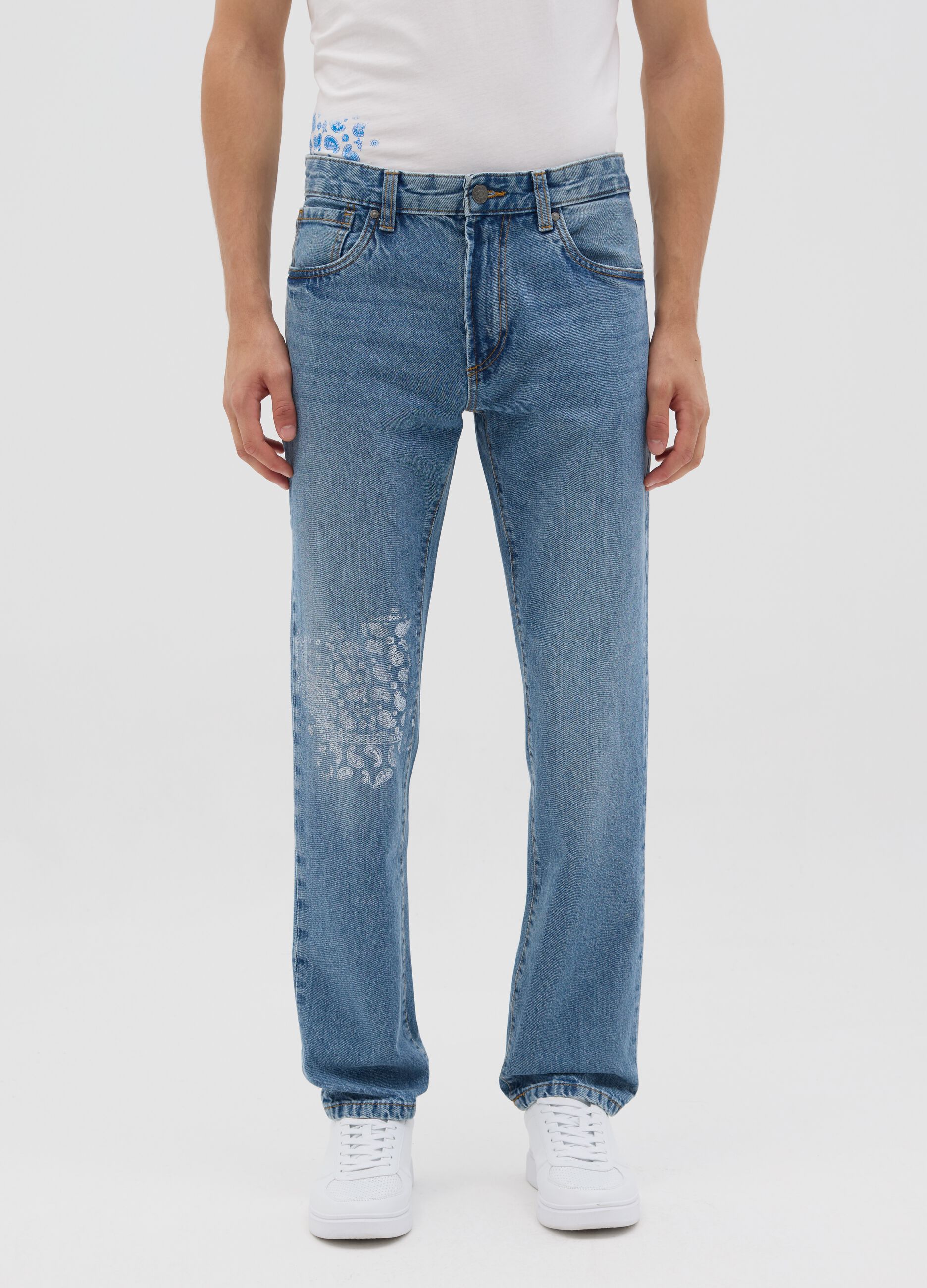 Jeans regular fit cinque tasche RE-UP