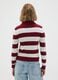 Multicolour viscose blend striped regular fit jumper_3