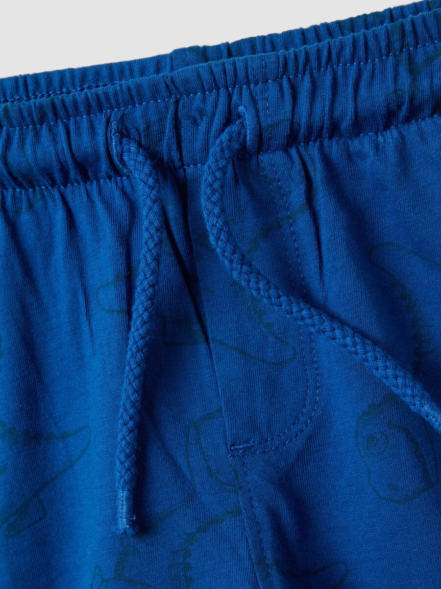 Boys&rsquo; pure cotton blue shorts 2-pack, regular fit_2