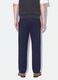 Pantaloni chino blu in puro cotone barrel fit_2