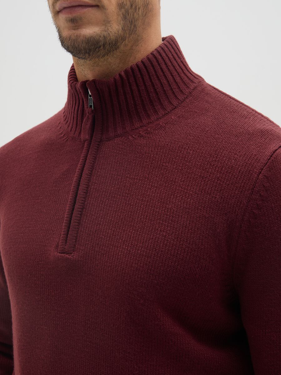 Red Sweater Regular Fit_3