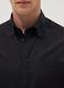 Black long sleeve regular fit easy iron shirt_1